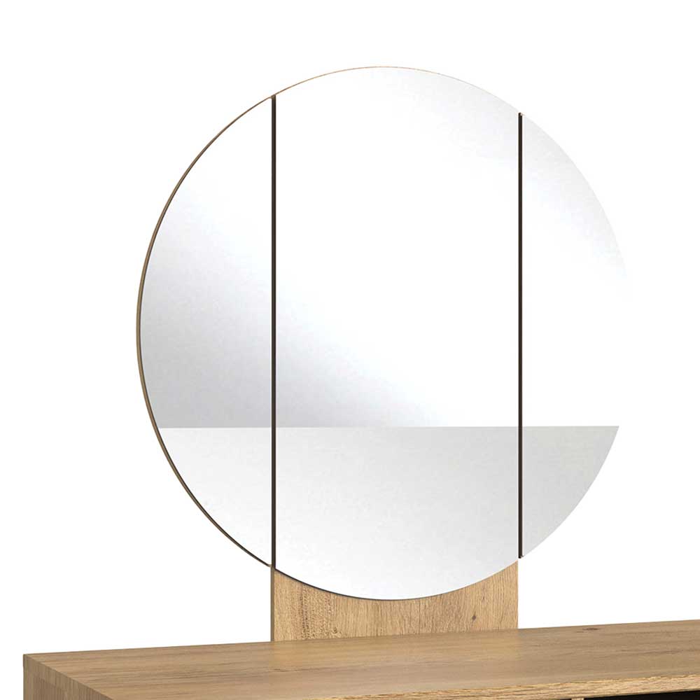 Design Schminktisch mit rundem Spiegel - Charlie