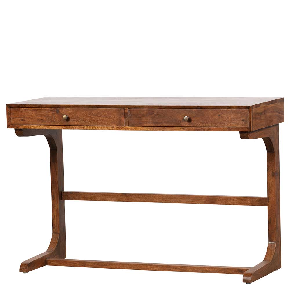 116x43 Vintage Schreibtisch aus Akazie Massivholz - Addagio
