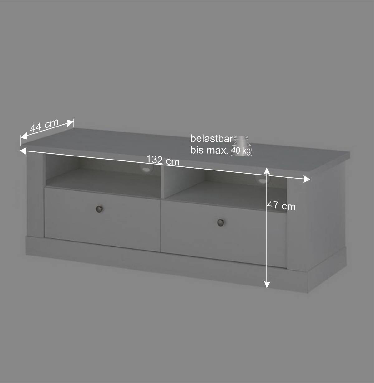 Wohnzimmerschränke & Wandboard Set - Liancos (vierteilig)