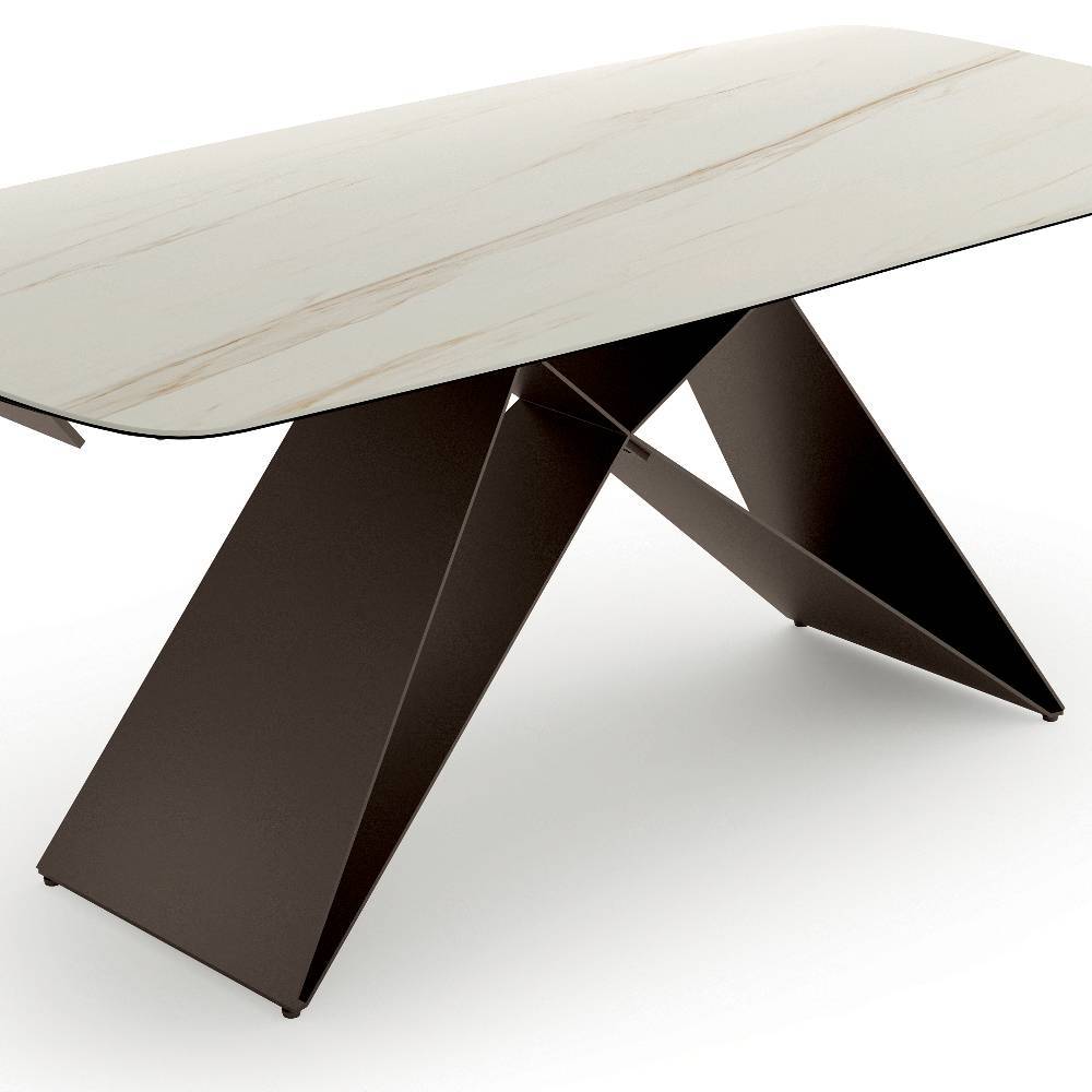 Design-Esszimmertisch in Marmor Optik - Howland