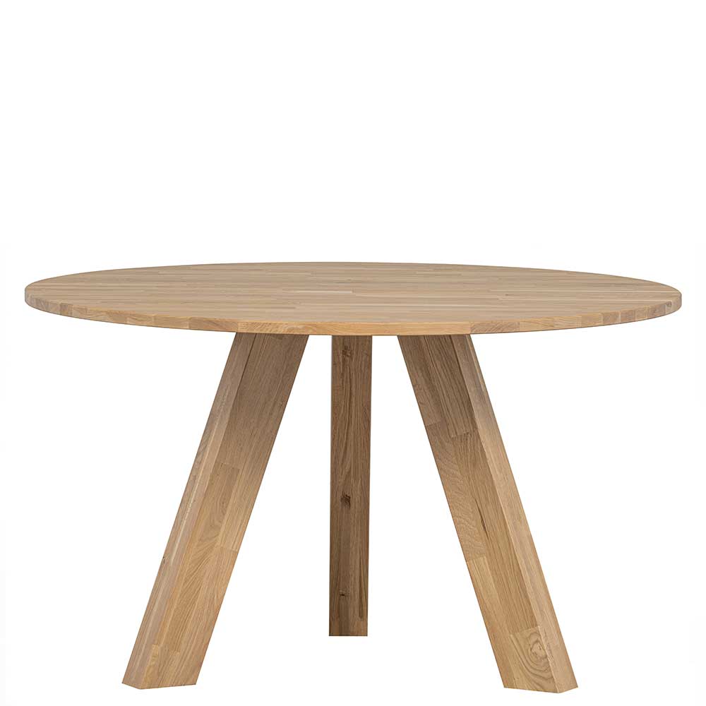 Runder Holztisch mit drei Tischbeinen - Syriana