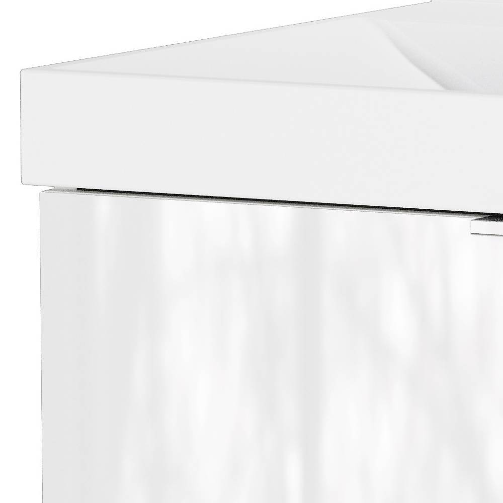 Weiße Waschtischkonsole modern - Macarunas