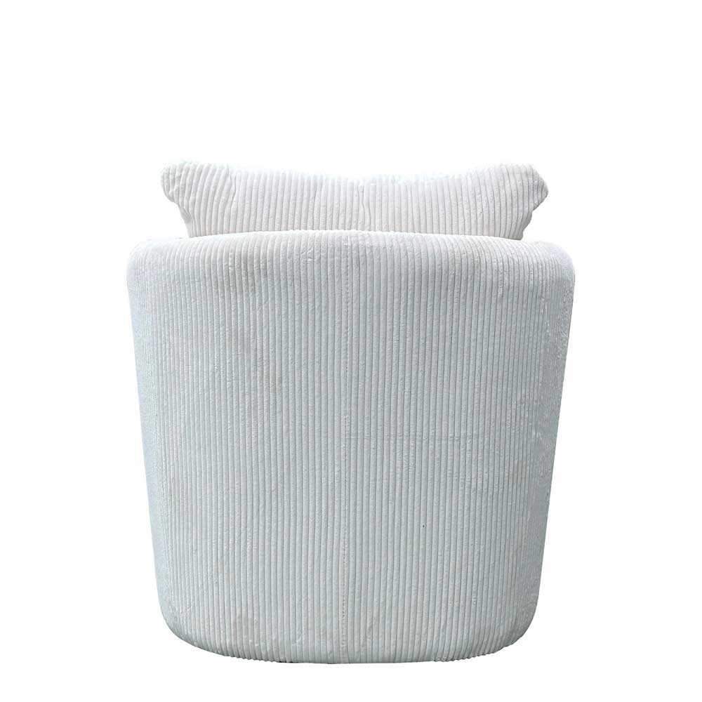 Breitcord Sessel in Offwhite - Fenturam