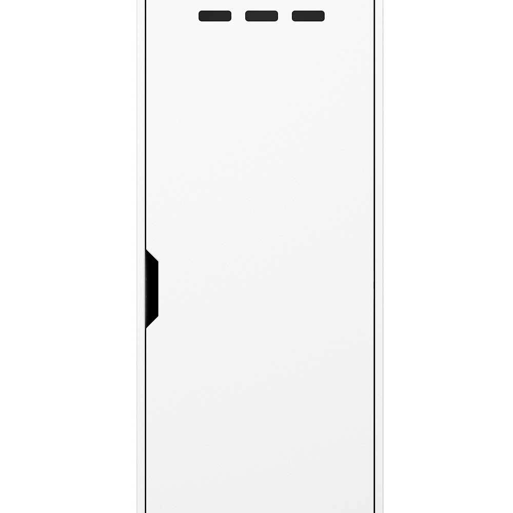 Weißer 1-türiger Kleiderschrank 45x170x50 cm - Naidlas
