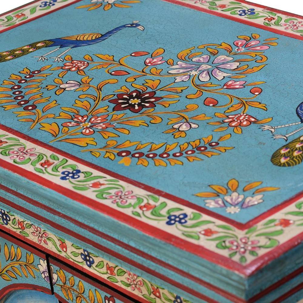Kommode mit folkloristischen Blumenmotiven - Sestranco