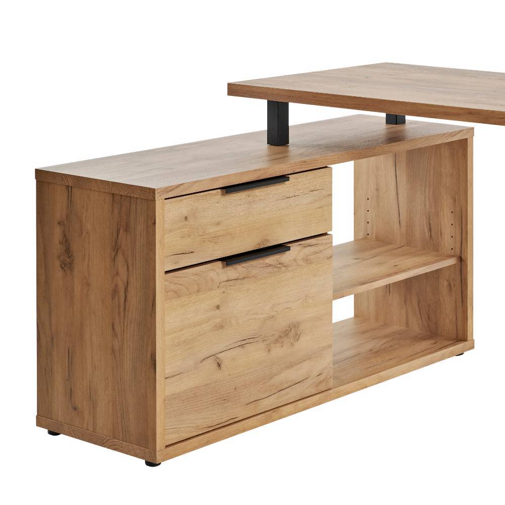 Home Office Schreibtisch mit Stauraum - Sovecca