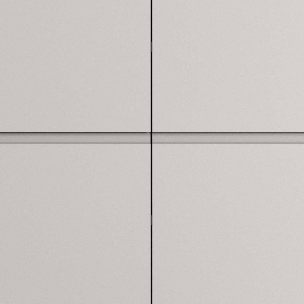 4-türiger Aktenschrank in Hellgrau - Andradan