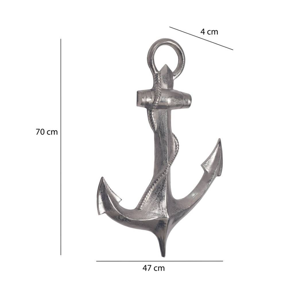 Anker Wanddekoration aus Aluminium - Bilbaos