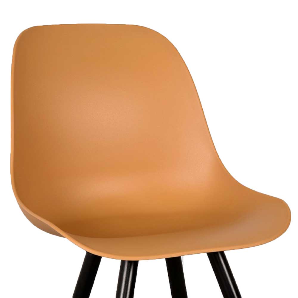 PP Schalenstühle in Ocker - Sayetton (2er Set)