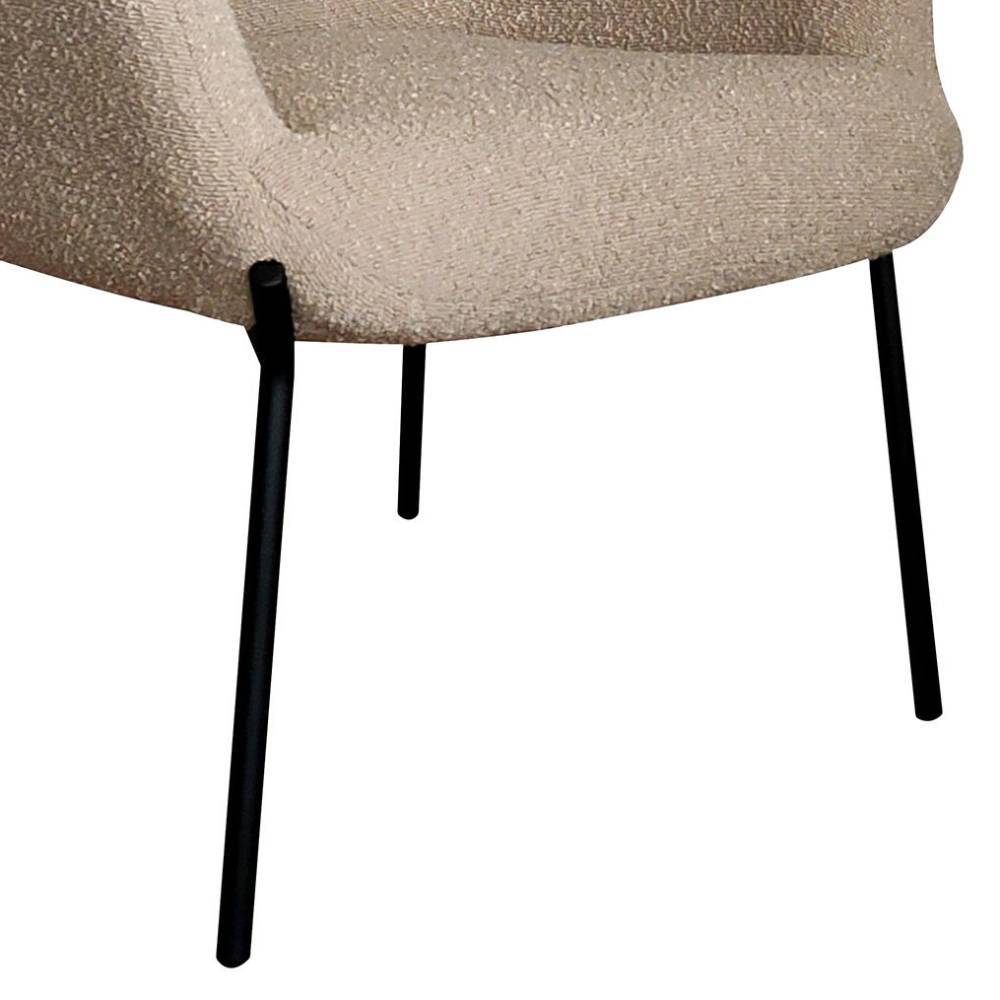 Skandi Sessel in Cappuccino und Schwarz - Telia