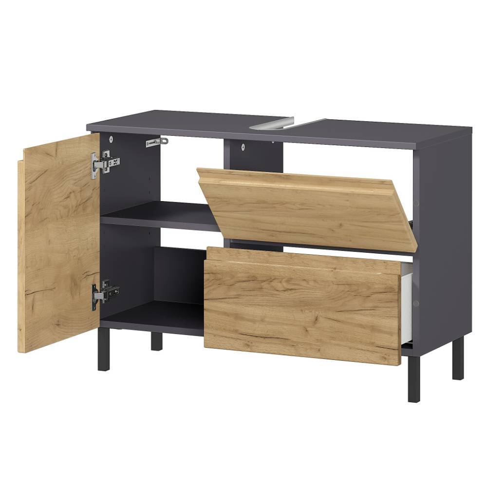 80 cm Waschbeckenschrank in Wildeiche NB - Vignus