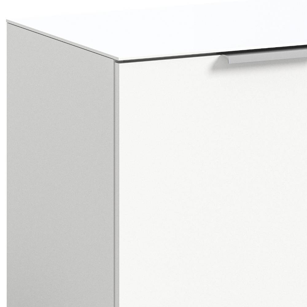 Modernes TV-Lowboard in Weiß - Premium