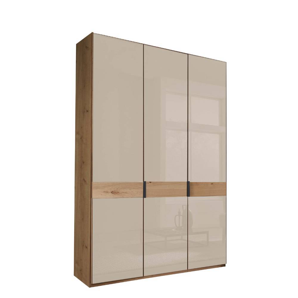 3-türiger Kleiderschrank mit Glasfront - Nikoba