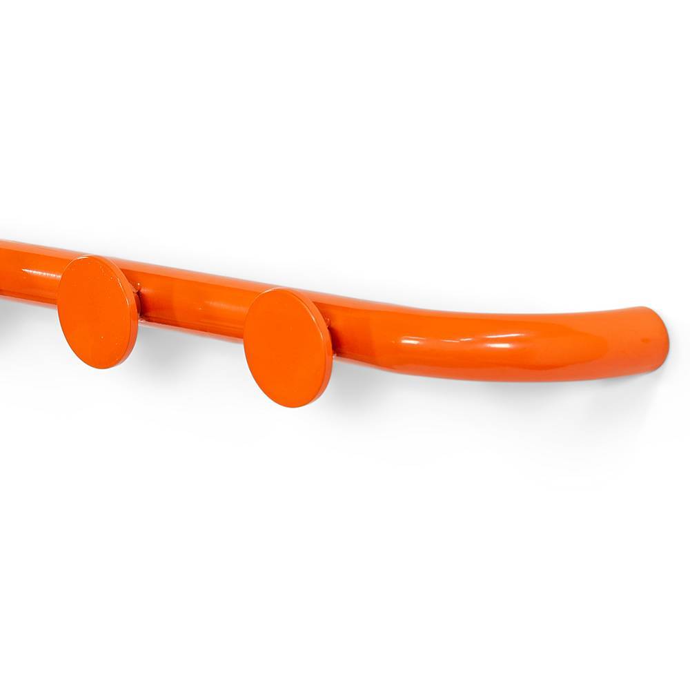 Retro Chic Garderobenleiste in Orange - Lezifa