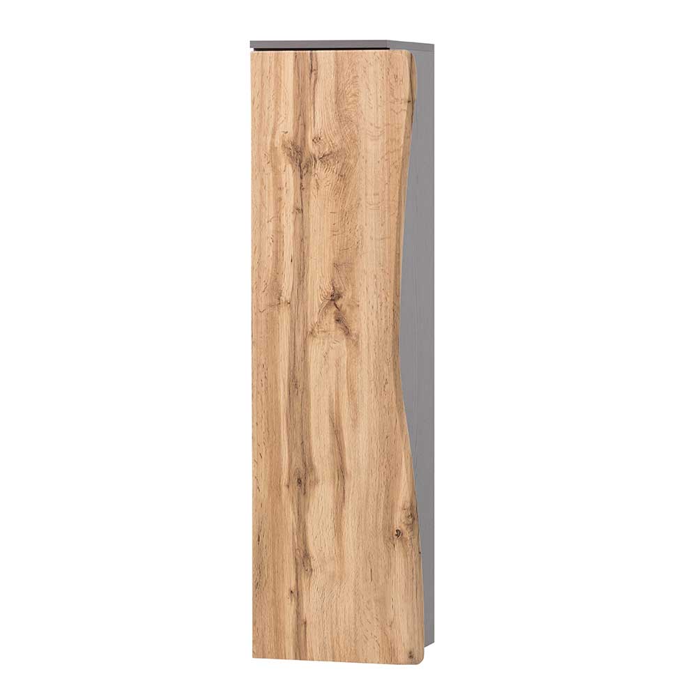 38x135x35 Badezimmerschrank mit Tür Baumkante - Tofias