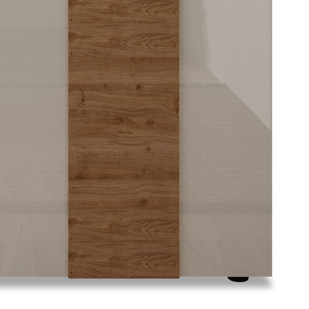 Kombi-Sideboard in Weiß und Wildeiche Optik - Tabea