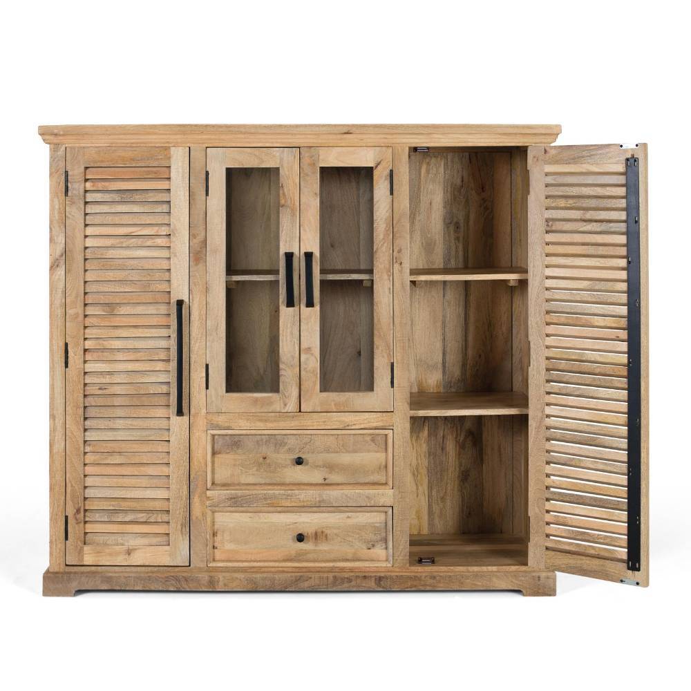 Landhaus Schrank aus Mangoholz - Ajama