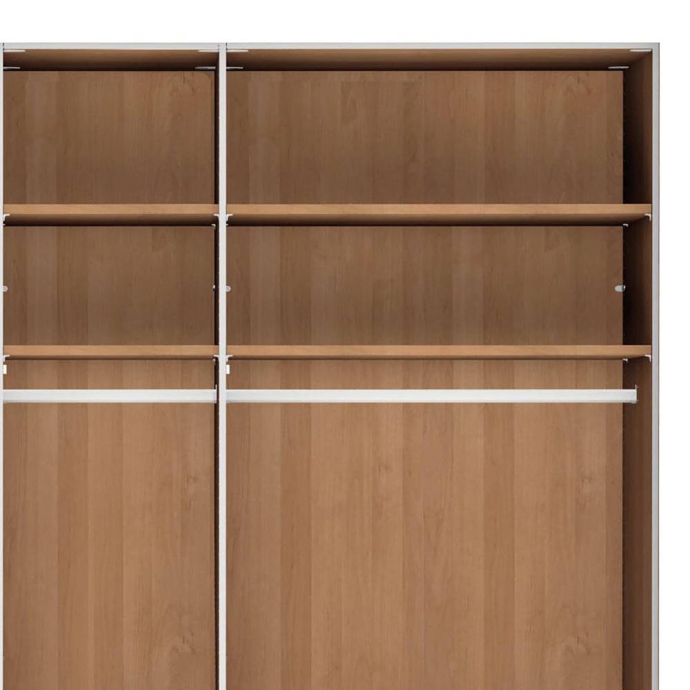 7-türiger Kleiderschrank teilmassiv - Crucav