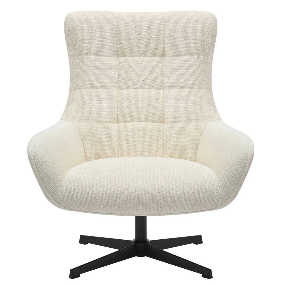 Chenille Sessel mit Taschenfederkern - Ashela