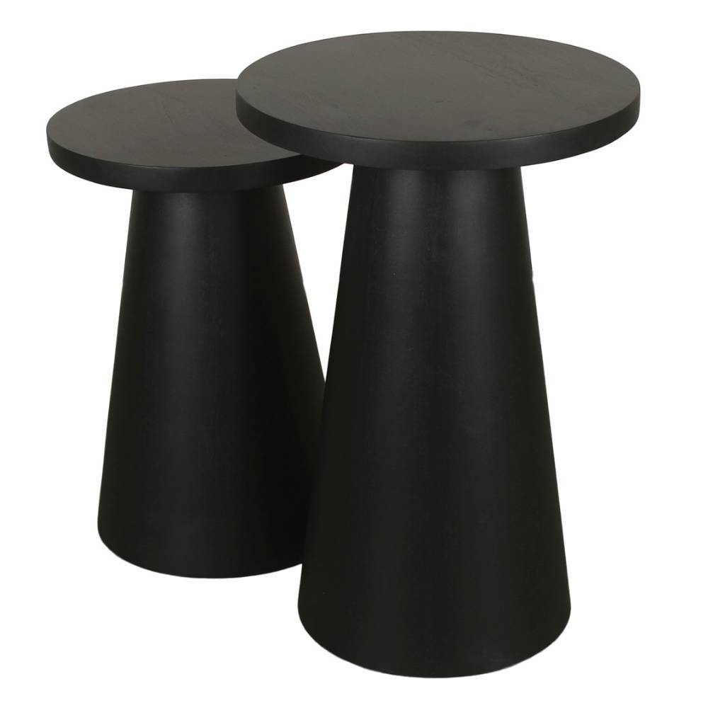 Beistelltisch Duo in Schwarz - Linconia (zweiteilig)