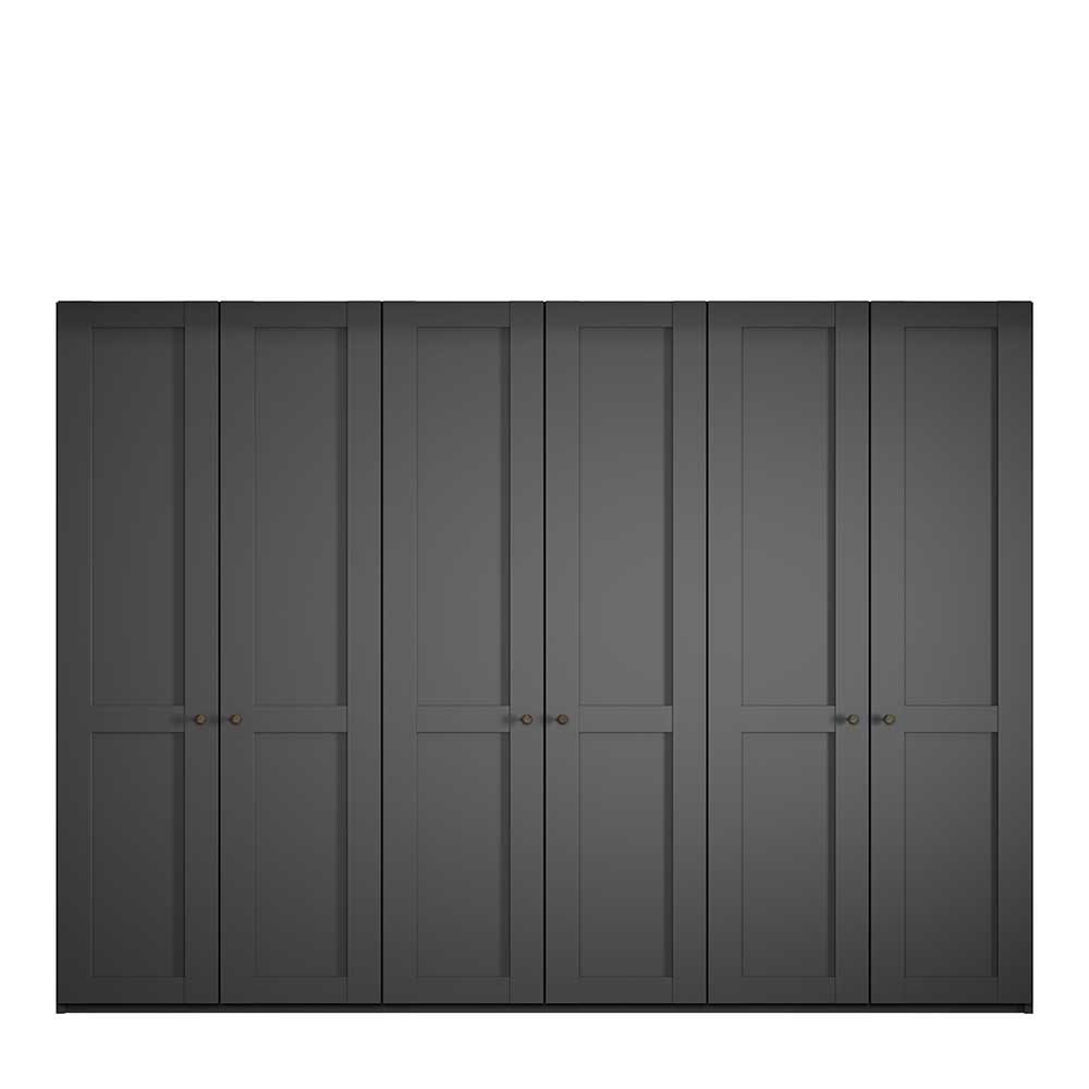 300cm Kleiderschrank mit sechs Türen - Mataram