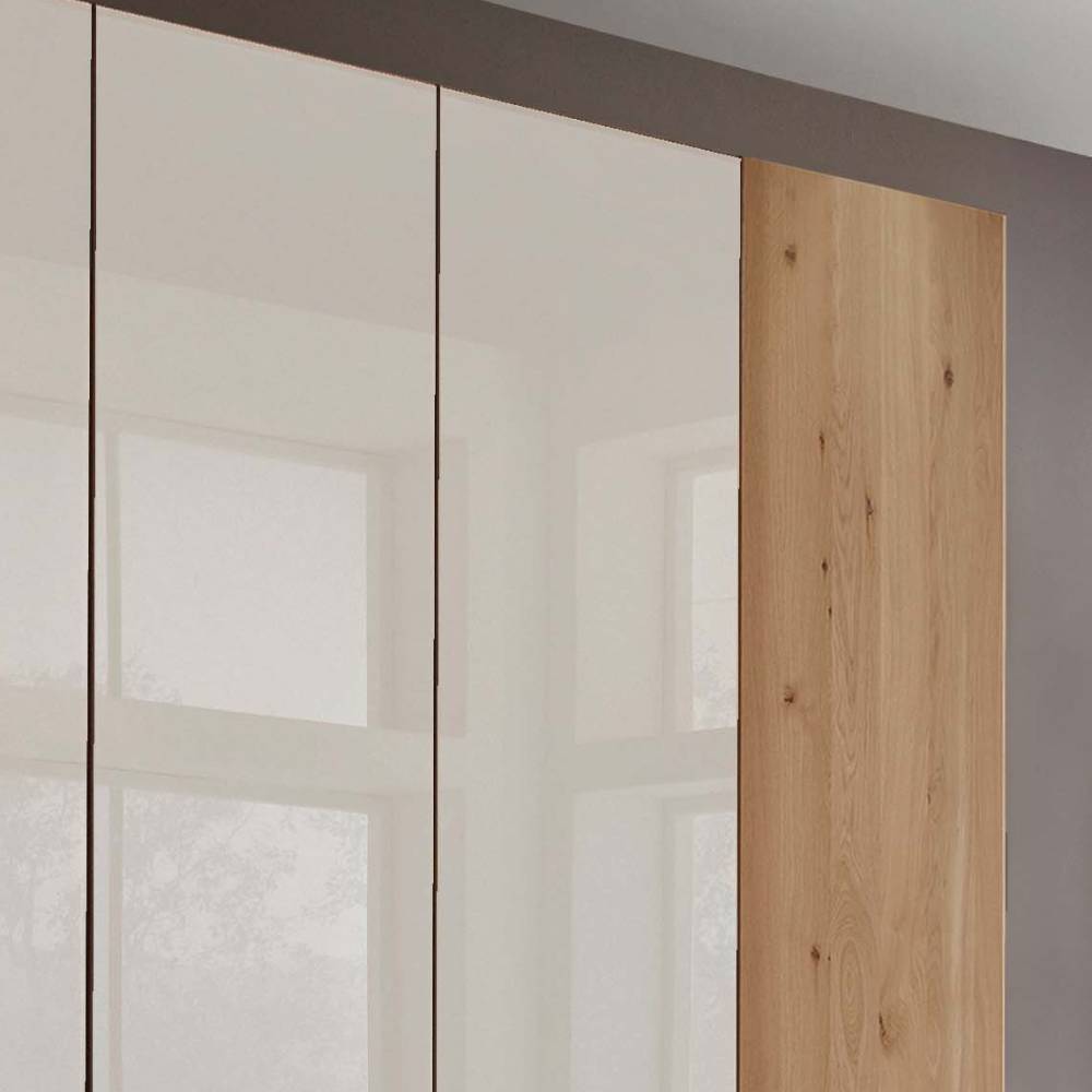 6-türiger Schlafzimmer-Schrank in Champagner - Nikoba