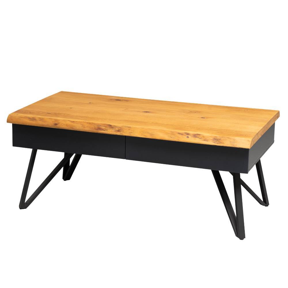 Couchtisch aus Wildeiche Massivholz - Fiolpedo