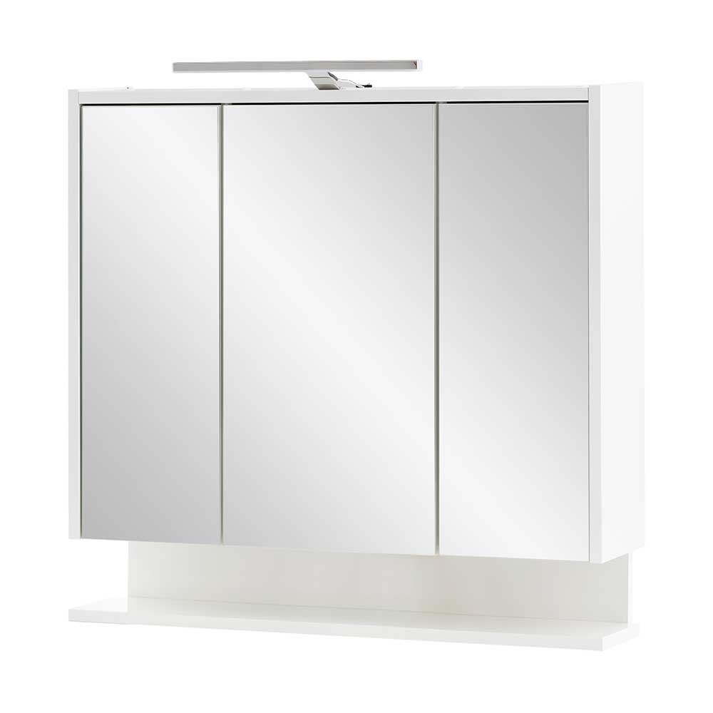 3-türiger Spiegelschrank mit Ablage - Asinaras