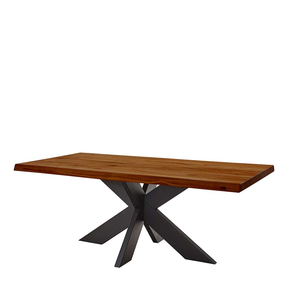 Tisch mit dicker Holzplatte Baumkante - Raistan