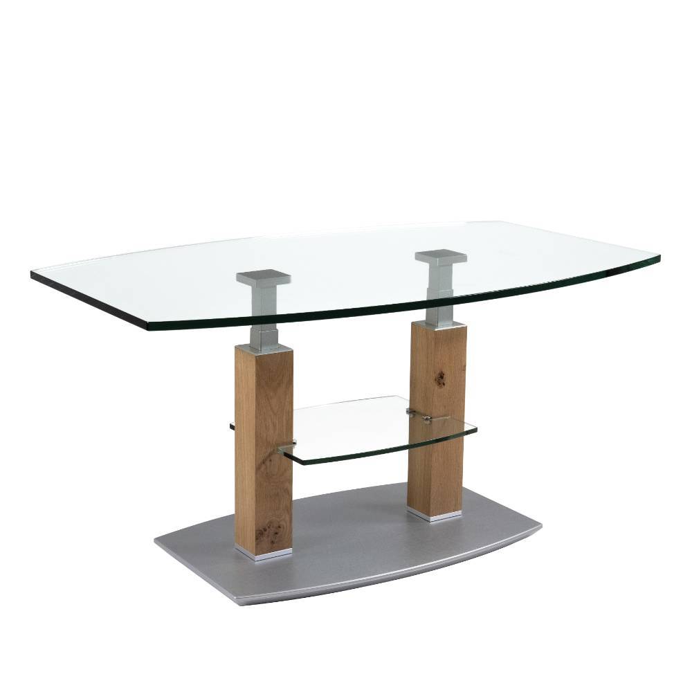Glas-Couchtisch höhenverstellbar - Estravo