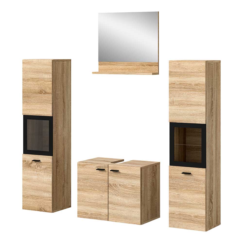 Badezimmermöbel-Set modern - Hoxtona (vierteilig)