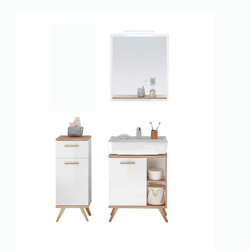 Skandi Badmöbel Kombi zweifarbig - Timur (dreiteilig)