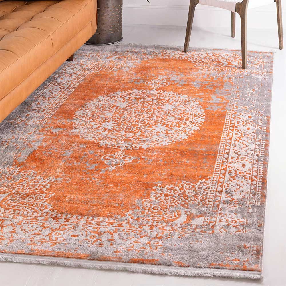 Teppich mit Orient Muster in verwaschener Optik - Epono