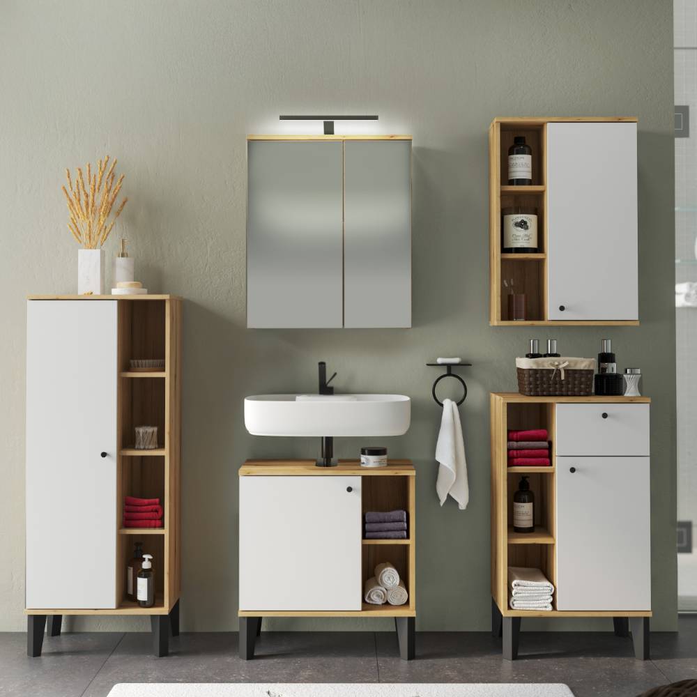 Badeinrichtung Möbel-Kombi modern - Naviron (fünfteilig)