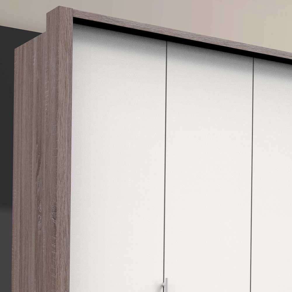 Kleiderschrank mit vier Metallauszug Schubladen - Tivierto