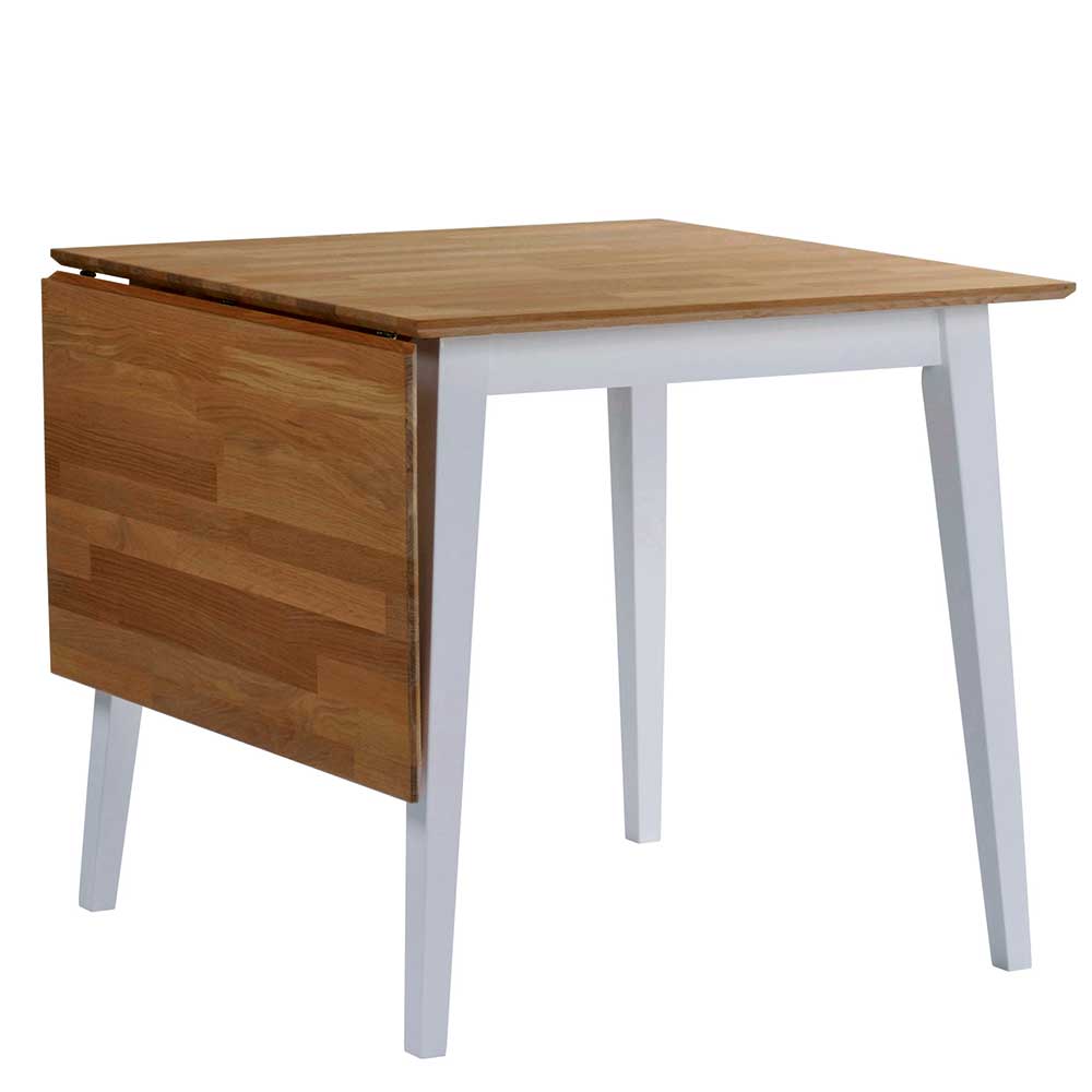 Holz Esstisch mit Klappe vergrößerbar - Vanira