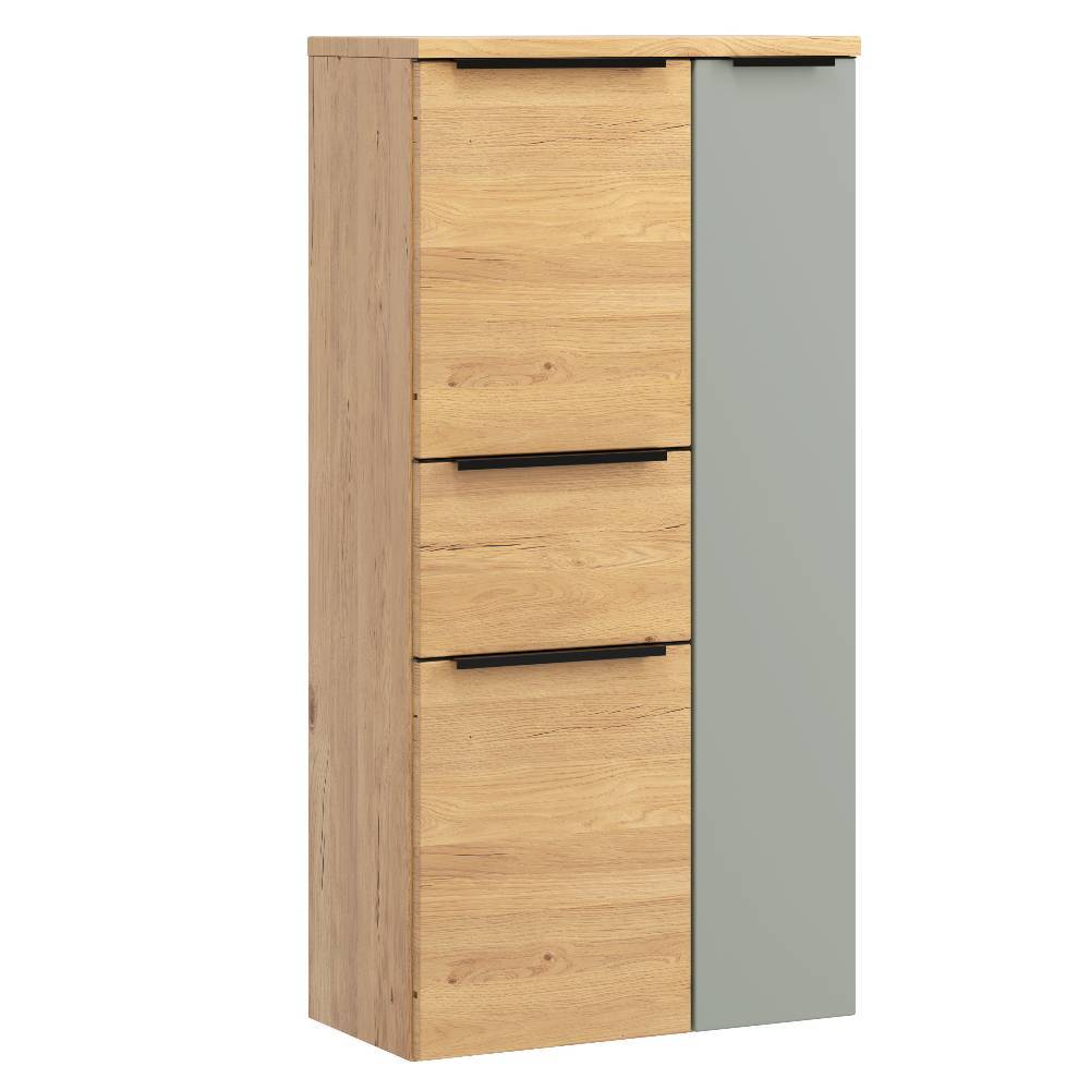 Badezimmer Midischrank in Graugrün - Bibiana
