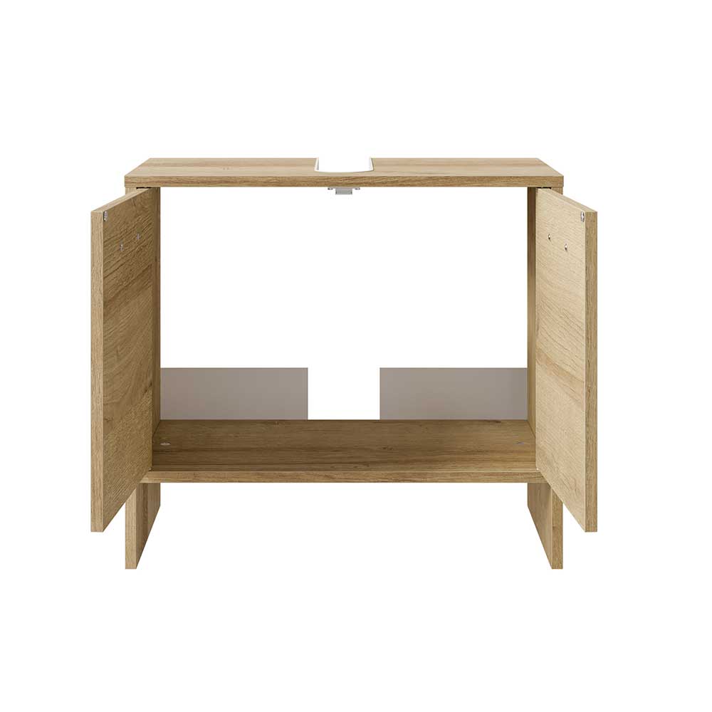 Waschbeckenunterschrank in Eiche Dekor - Madeonary
