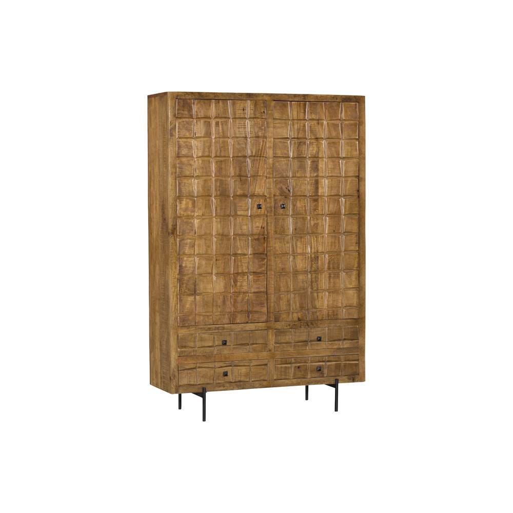 Wohnzimmerschrank mit geblockten Fronten - Laudion