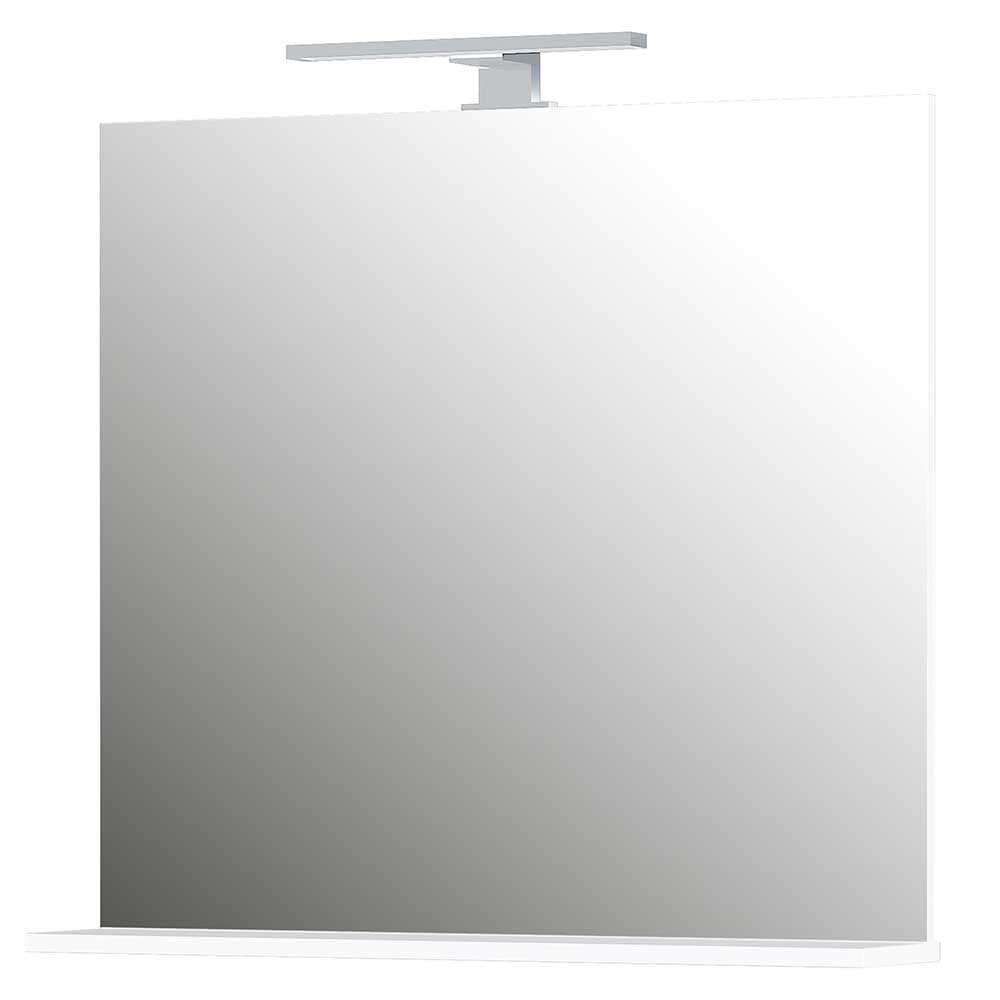 Waschbeckenschrank & Spiegel mit LED - Pira (zweiteilig)
