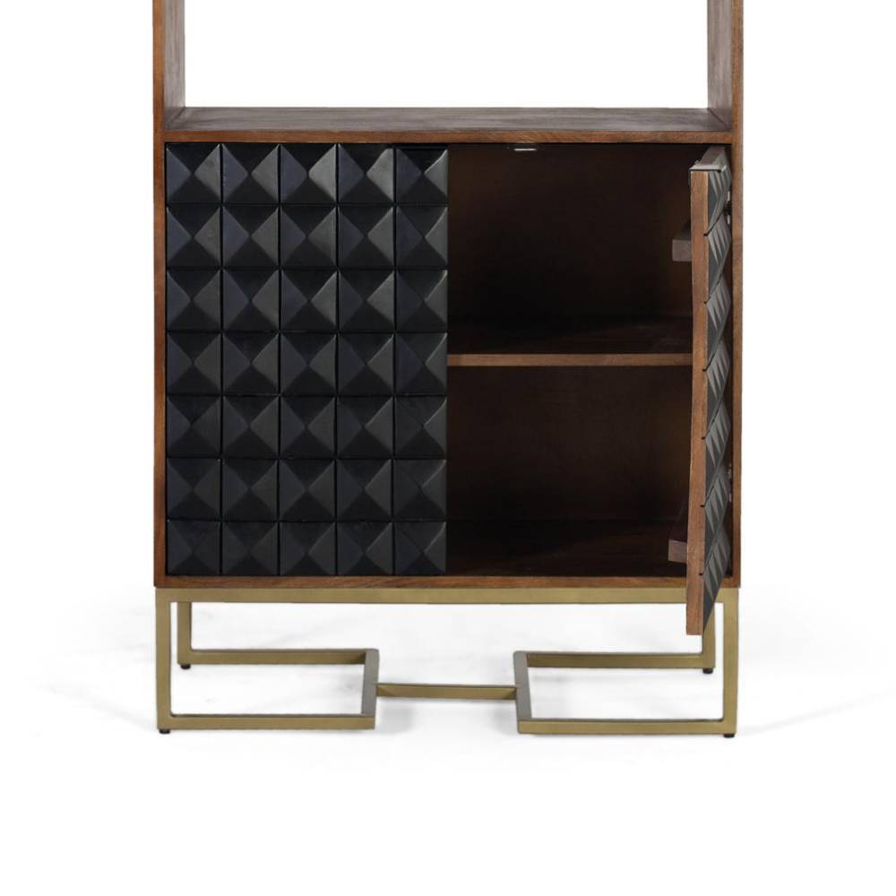 Design Standregal mit vier offenen Fächern - Crabina