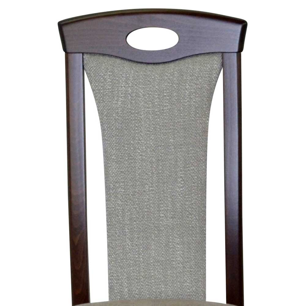 Ovaler Esstisch & vier Stühle - Vevis (fünfteilig)