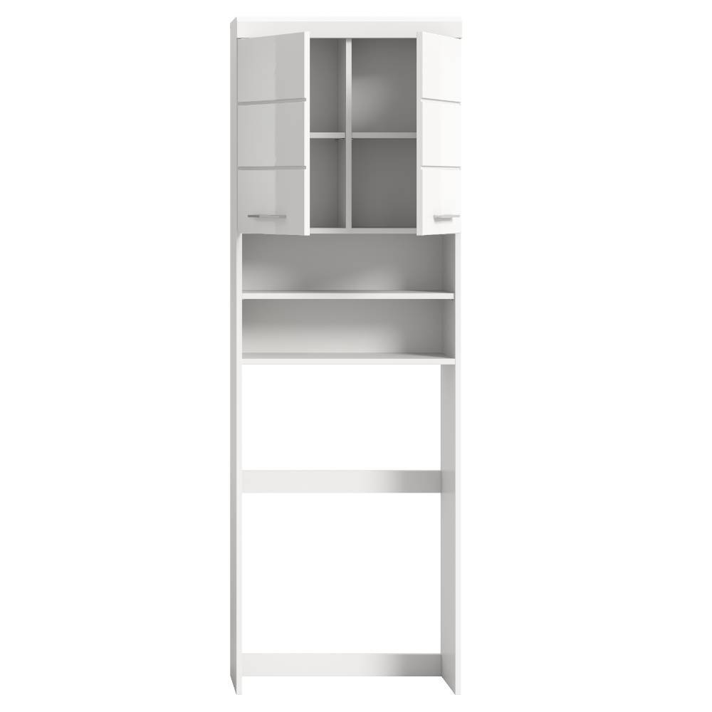Waschmaschinen Überbau-Schrank in Weiß - Henriette