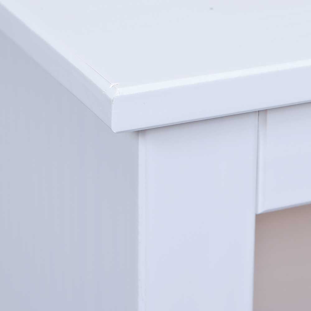 118x45x39 Landhaus TV Board in Weiß - Rosanna
