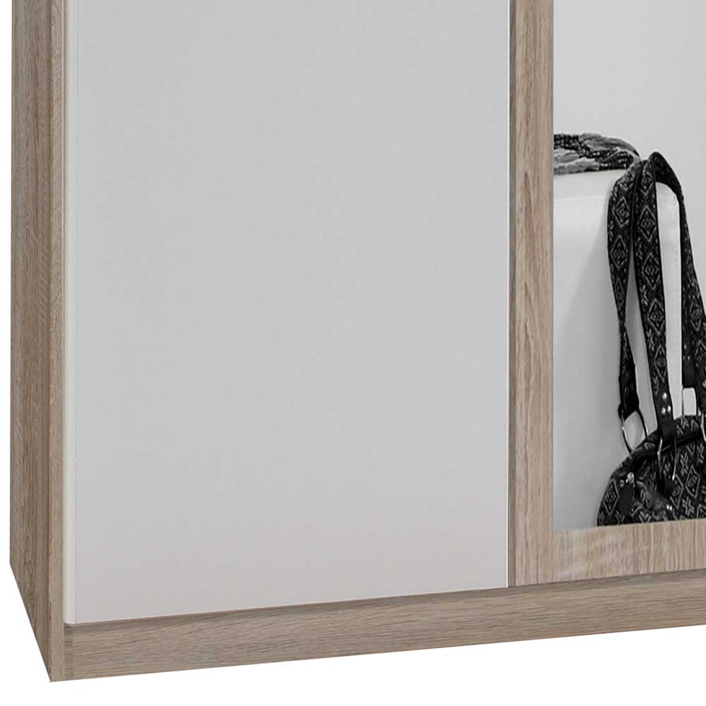 Kleiderschrank Schlafzimmerschrank mit Spiegel - Turino
