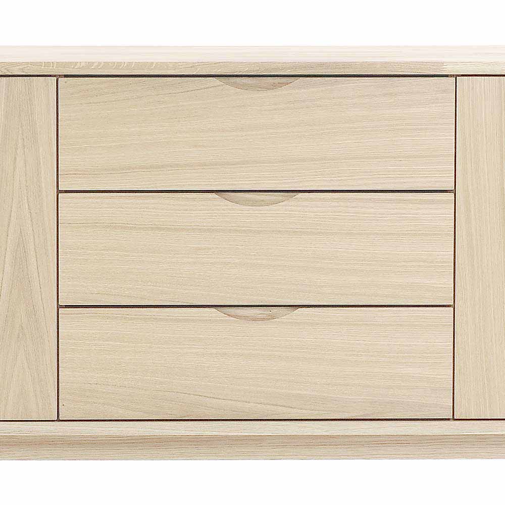 White Wash Holz Sideboard in Eiche - Pessoa
