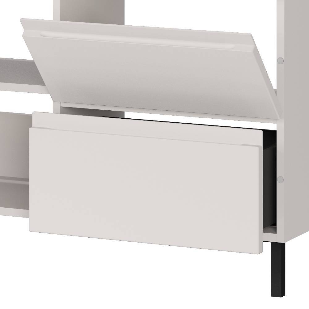80 cm Waschbeckenschrank in Hellgrau - Dadra
