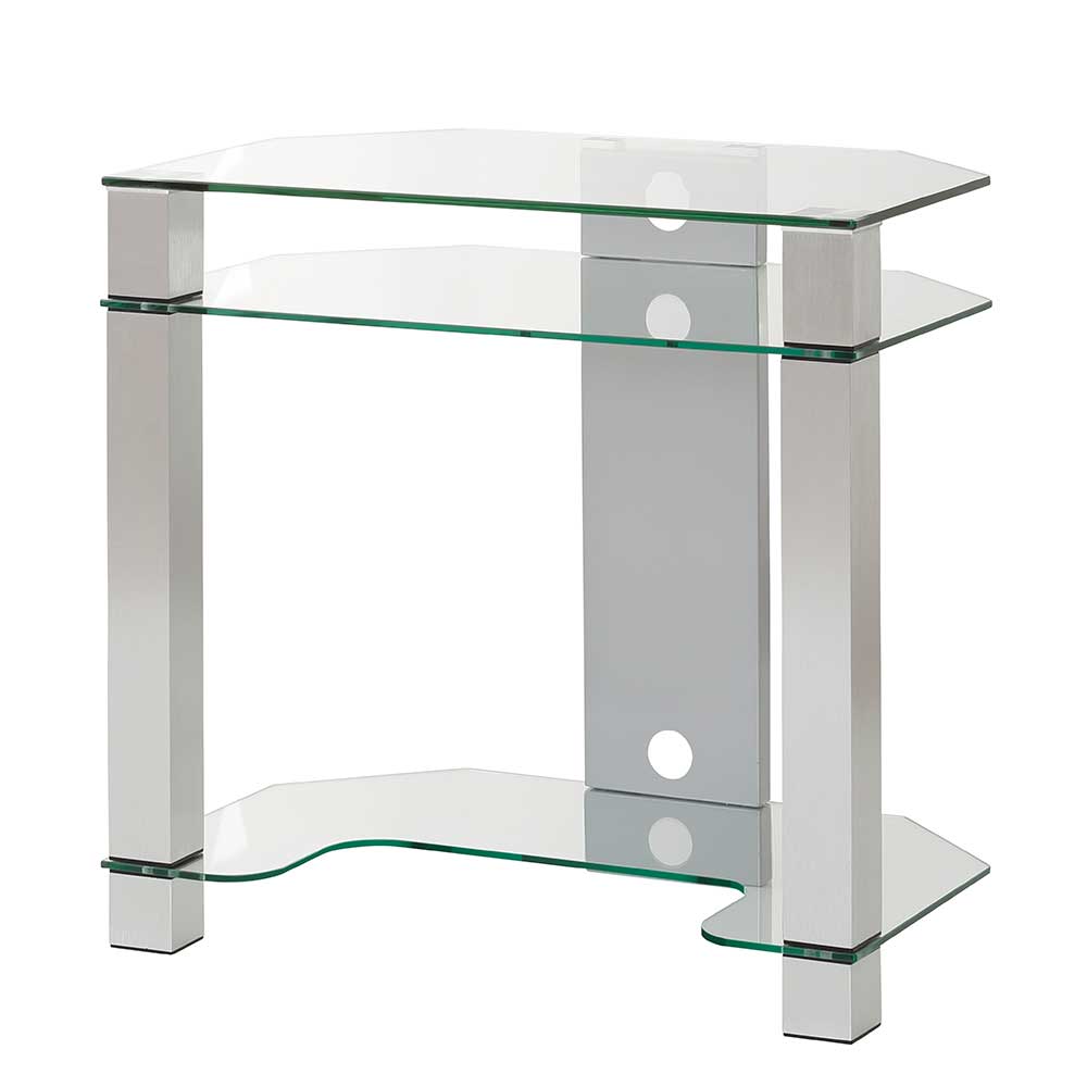 80x77x50 cm Glas PC Tisch aus Sicherheitsglas - Mucenna