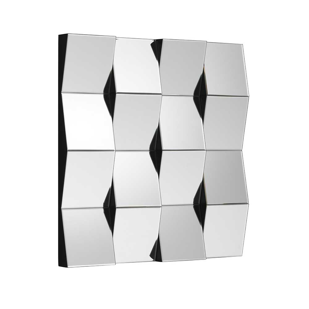 75x75x6 cm Design-Wandspiegel modern - Boro