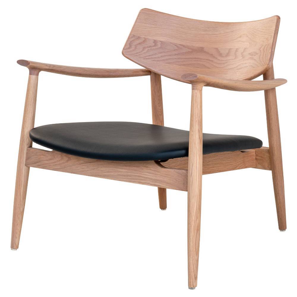 Design-Loungestuhl aus Eichenholz - Luke